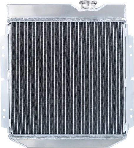 Miniatura 4 de Radiador Ford 8N, radiador de aluminio de 3 filas compatible con Ford Mustang Comet Falcon Ranchero V8 Swap AT 1960-1966, radiador Mustang 1965 66