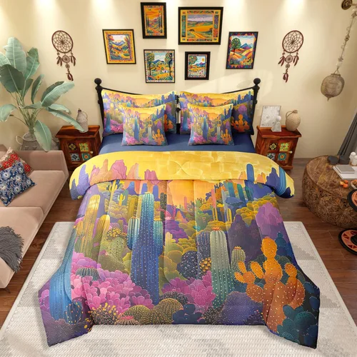 Miniatura 15 de Erosebridal Juego de edredón de 7 piezas con diseño de piano, cama Queen en una bolsa, juego de ropa de cama retro con notación musical de guitarra