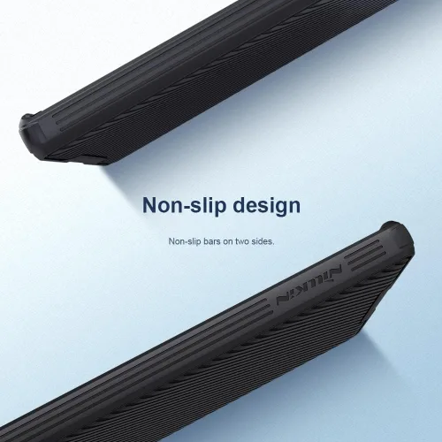 Miniatura 8 de Mangix Funda para Samsung Galaxy S22 Ultra con cubierta para cámara, delgada funda protectora de policarbonato delgado a prueba de golpes con Negro