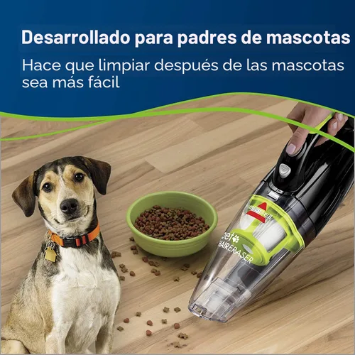 Miniatura 2 de Bissell Borrador de pelo para mascotas, aspiradora de mano inalámbrica, para el hogar, automóvil y mascotas, herramienta para hendiduras