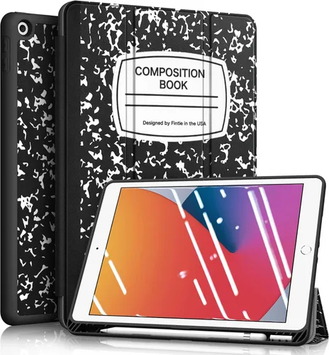 Miniatura 15 de Fintie SlimShell - Funda para iPad de 9ª/8ª/7ª generación (modelo 2021/2020/2019) de 10.2 pulgadas - [Soporte para lápices incorporado] Cubierta