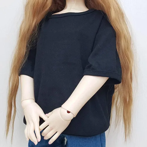 Miniatura 5 de Ropa de muñeca de 30CM/45CM/60CM 1/3 1/4 1/6 Accesorios para muñecas BJD SD DIY Muñeca de moda Muñeca de manga corta Masculina Camiseta Juguete Gris