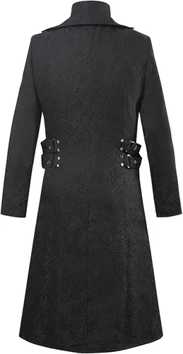 Miniatura 2 de Thopil Chaqueta victoriana steampunk para hombre, estilo gótico, vintage, uniforme