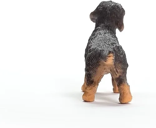 Miniatura 5 de Schleich Farm World - Figura de juguete de perro salchicha con pelo de alambre de animales de granja, para niños a partir de 3 años