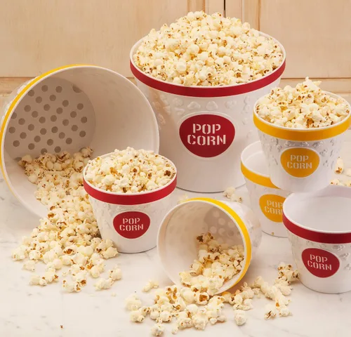 Miniatura 2 de Hutzler Cuenco para palomitas de maíz, pequeño, rojo