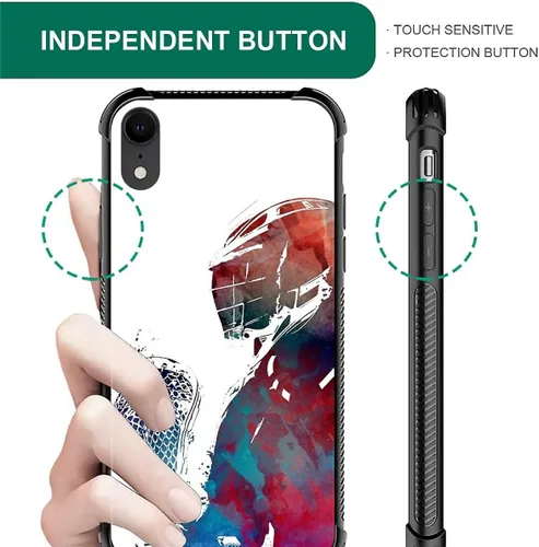 Miniatura 24 de Compatible con funda para iPhone 6 Plus/6s Plus,Bite Your Teeth Diseño de patrón asombroso, funda trasera dura de PC anti-arañazos y a prueba