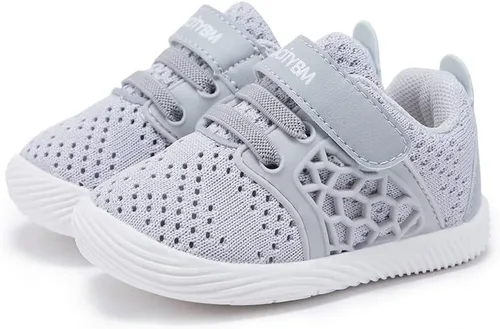 BMCiTYBM Zapatos para bebé niño y niña de malla transpirable ligeros antideslizantes para primeros caminos 6 9 12 18 24 meses