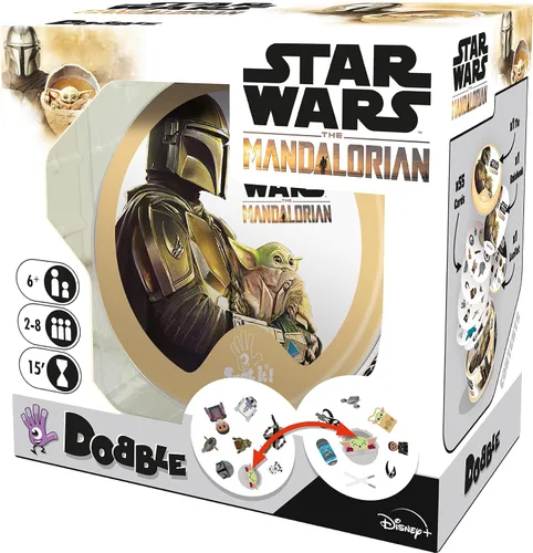 Miniatura 2 de Asmodee Dobble Star Wars Mandalorian Juego de cartas A partir de 6 años 2-8 jugadores 15 minutos de tiempo de juego
