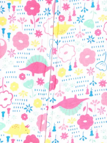 Miniatura 5 de Simple Joys by Carter's Pijama de algodón sin pies de ajuste cómodo para niños (3 unidades)