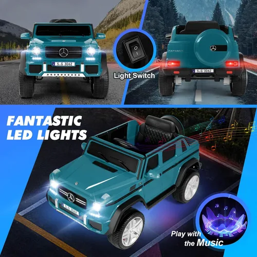 Miniatura 6 de JOYLDIAS - Autos de paseo para niños, con licencia Mercedes-Benz Maybach G650S, 12V7AH, auto eléctrico de juguete alimentado por batería para niños