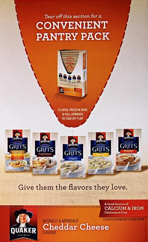 Miniatura 2 de Quaker Queso Cheddar Instant Grits, 12