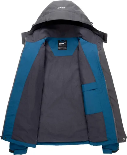 Miniatura 4 de Diamond Candy-Chamarra impermeable de Softshell con capucha para hombre.