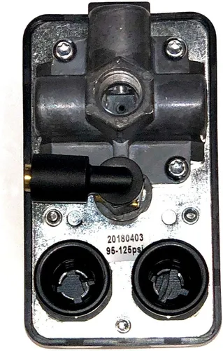 Miniatura 2 de Lefoo Interruptor de presión universal del compresor de aire 4 puertos w/perilla encendido/apagado 95-125PSI 26AMP