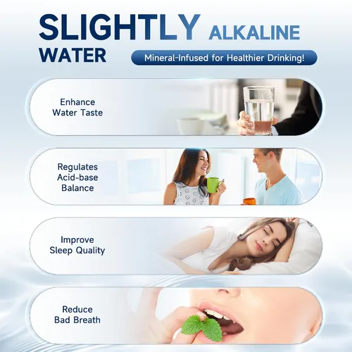 Miniatura 3 de AQUALTRA USF-3B-15 Sistema de filtro de agua ligeramente alcalino para debajo del fregadero, 8K-40K Gal, reduce PFOA, PFOS, cloro, plomo, mercurio