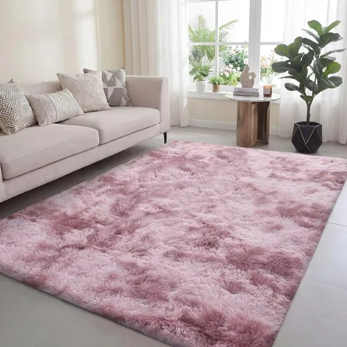 Miniatura 20 de Poboton Alfombras de área lavables a máquina de 8 x 10 pies para sala de estar, dormitorio, alfombra suave y esponjosa, alfombra de suelo