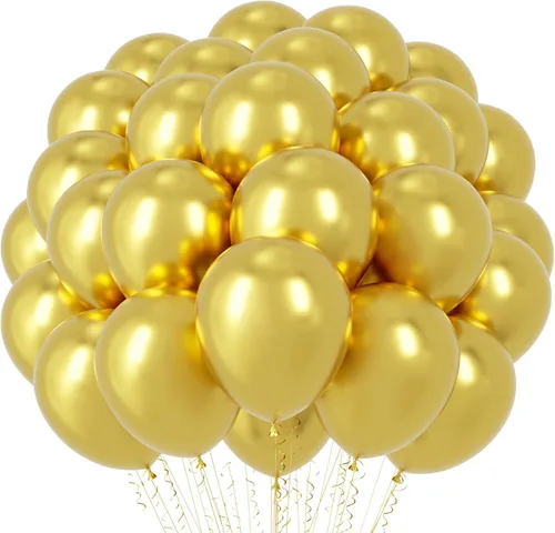 Miniatura 163 de Voircoloria - Globos azul bebé claro, paquete de 66 globos de 12 pulgadas de látex para fiestas para niños y niñas, para cumpleaños, baby shower, 16