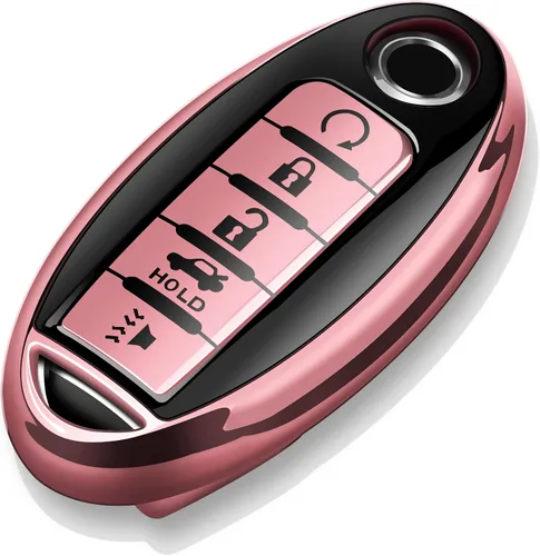 Miniatura 18 de Tukellen Compatible con Nissan - Funda para llavero de TPU suave para Infiniti X-Trail Rogue Altima Quest Pathfinder Sentra Patrol CIMA Fuga Armada