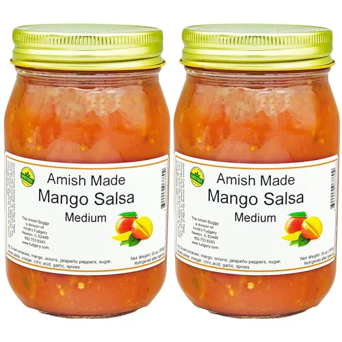 Miniatura 18 de Arndts Fudgery Amish Made Salsa Tarros de 2-16 onzas (manzana mediana)