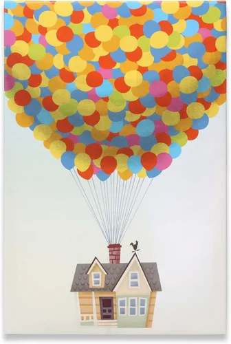 Miniatura 6 de Open Road Brands Disney Lilo y Stitch con ángel Lienzo envuelto en galería Decoración de pared - Adorable arte de pared de Stitch para decoración