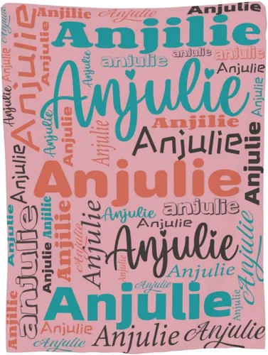 Miniatura 19 de SOFE - Manta de bebé personalizada para niño, manta personalizable con nombre para recién nacido, mantas de bebé personalizadas y manta para niños