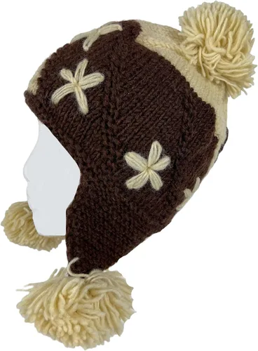 Miniatura 5 de Agan Traders Gorro de punto grueso para mujer, con forro polar, cálido, grueso, con solapa para las orejas, para clima frío
