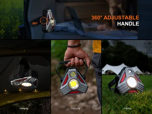 Miniatura 7 de CP50R - Linterna recargable de 5500 lúmenes, proyector y reflector de 5500 lúmenes, LED multicolor, temperatura de color ajustable, haz de 492
