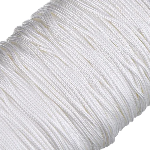 Miniatura 3 de Outus - Cuerda de repuesto para persianas enrollables, 109 yardas, cable trenzado de 0.055 in para persianas de aluminio, plantas de jardinería