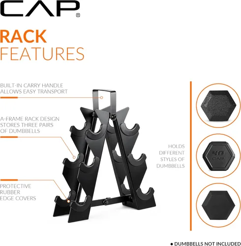 Miniatura 5 de CAP A-Frame Dumbbell Weight Rack