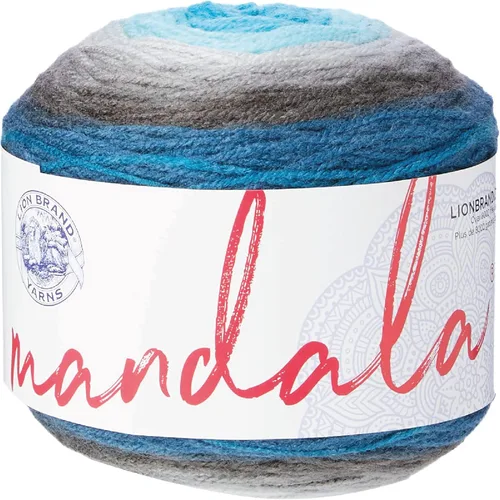 Miniatura 27 de Lion Brand Yarn Mandala - Hilo multicolor para ganchillo,tejido y manualidades, color Liger, 1770 pies, paquete de 1 unidad