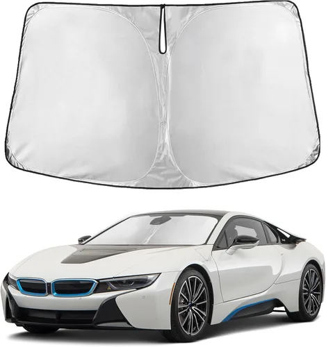 Miniatura 273 de Econour Parasol para parabrisas compatible con Honda Civic 2016-2021, protector de parasol plegable para ventana, bloquea los rayos UV y mantiene tu