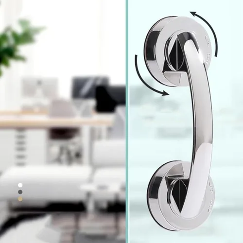 Miniatura 7 de KAFENDA Manijas de vidrio para puertas y ventanas, puertas correderas de baño, pasamanos de ducha. Reposabrazos con ventosa para armarios, armarios