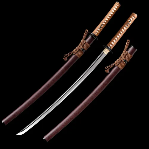 Miniatura 6 de Katana Sword - 41" Full Tang Real Samurai Sword, Handmade Clay Tempered Spring Steel, Razor Sharp Japanese Samurai Swords Impressive Gift for