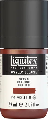 Miniatura 53 de Liquitex Professional - Gouache acrílico profesional, botella de 2 onzas (59 ml), blanco titanio