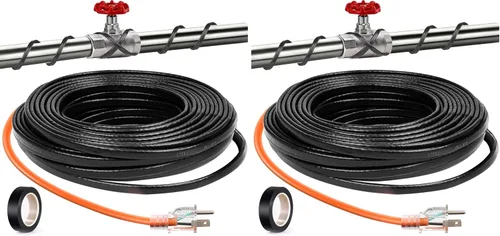 Miniatura 19 de Heat Tape - Cable de calefacción de deshielo, para tubos de metal o plástico, para proteger tuberías de agua contra la congelación, temperatura