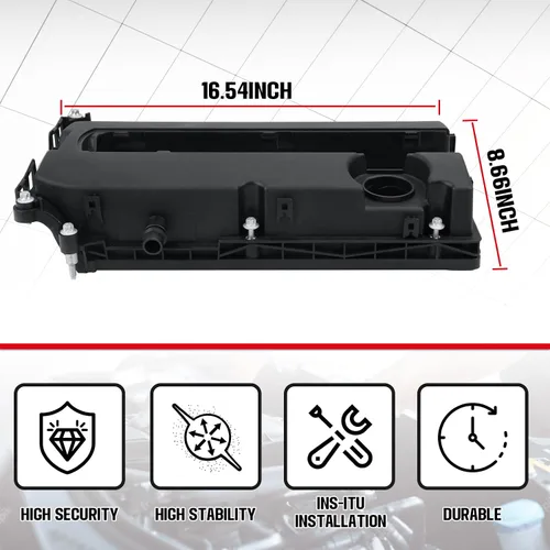 Miniatura 6 de SEINECA 55564395 Cubierta de válvula de motor con pernos de junta y tapa de aceite, compatible con Chevy Cruze 2011-2015, Sonic 2012-2018