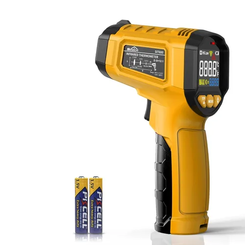 Miniatura 11 de Pistola termómetro infrarroja, pistola de termómetro láser SQECH -58℉~1472℉(-58.0 °F~1,472.0 °F), pistola de temperatura con temperatura ambiente