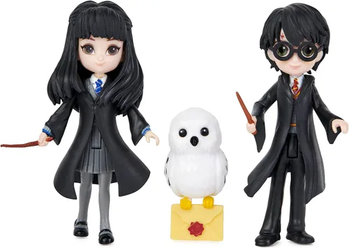 Miniatura 6 de Wizarding World, Magical Minis - Set de la amistad de Harry Potter y Cho Chang con criatura, juguetes para niños de 5 años en adelante