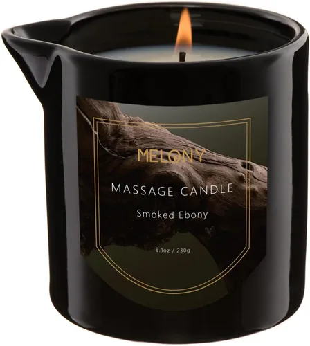 Miniatura 12 de MELONY Vela de Aceite de Masaje Excelente para Calmar, Aliviar y Relajar con Cera de Soja Natural 8.1oz (Chocolate Whiskey)