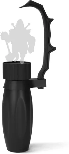 Mango de Pintura WH01 para Miniaturas de Juego de Guerra con Bases de Modelo (Negro)
