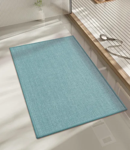 Miniatura 74 de chakme Alfombras de Baño 24x17, Alfombra de Baño Ultra Delgada Antideslizante Pequeña de Secado Rápido Absorbente para Piso de Baño