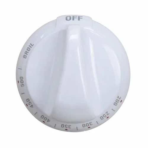 WB03K10036 - Pomo de termostato de rango de horno blanco para reemplazo para Hotpoint General Electric