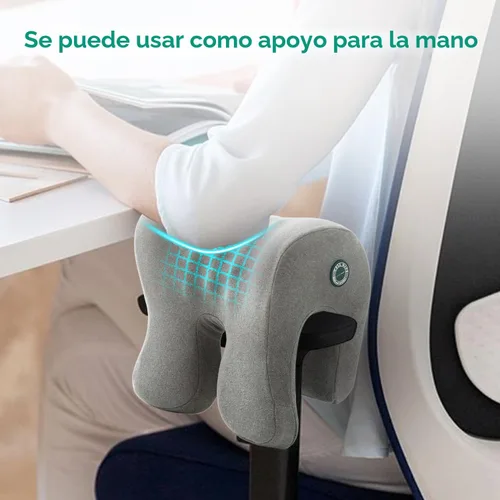 Miniatura 5 de Silla de oficina con reposacabezas, almohada para el cuello de espuma viscoelástica, soporte para el cuello, almohada de reposacabezas de apoyo