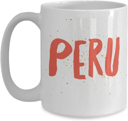 Miniatura 4 de Perú Futbol Taza de Cafe Vaso, taza café divertidas, tazas personalizadas, taza de café inspiradoras, taza con mensajes positivos., 11onza, Negro