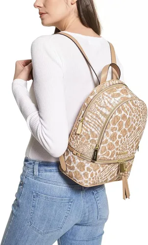 Miniatura 4 de Michael Kors Rhea - Mochila pequeña de cuero