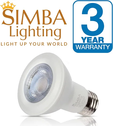 Miniatura 7 de Simba Lighting Bombilla LED PAR20 de 6 W 38 grados regulable (paquete de 6 unidades) para lata empotrada de interior, campana extractora y exterior