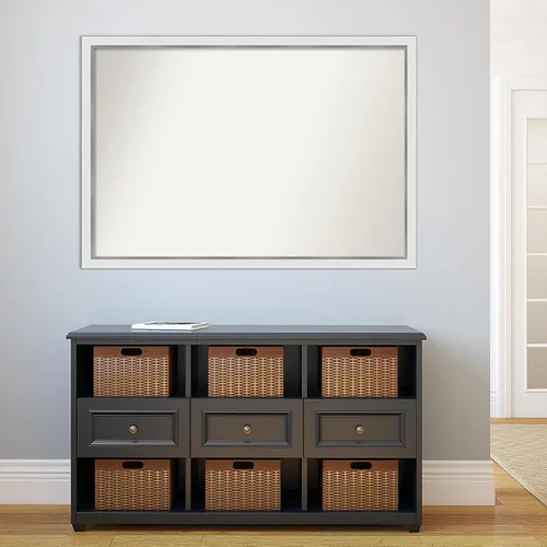 Miniatura 568 de Amanti Art Espejo personalizado, espejo estrecho de baño de oro blanco, espejo de pared o espejo de tocador de baño sobre el fregadero