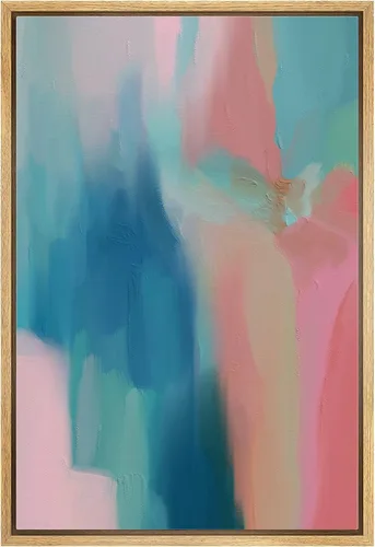 Miniatura 31 de MUDECOR Impresión en Lienzo Enmarcado Arte de Pared Pincelada Floral Abstracta en Tonos Neutros Cálidos Tonos Terrosos Ilustraciones Minimalismo