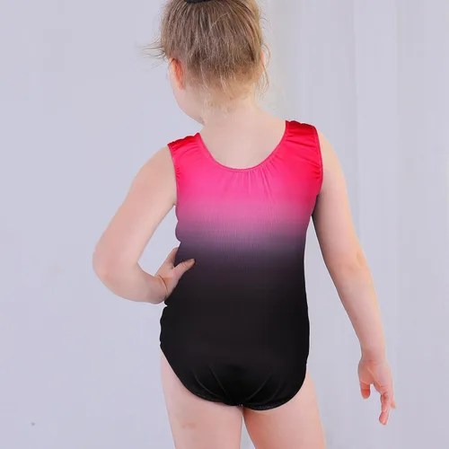 Miniatura 3 de BAOHULU Leotardo de gimnasia para niñas con diamantes brillantes para danza de ballet