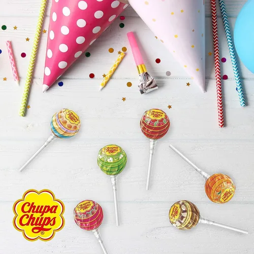 Miniatura 4 de 50 caramelos Chupa Chups sin azúcar surtidos
