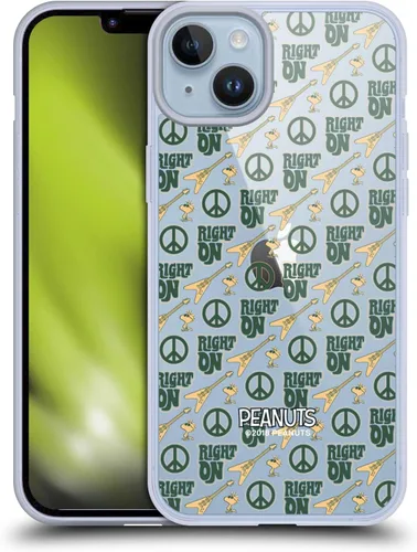 Miniatura 213 de Head Case Designs Funda de gel Woodstock 50th con licencia oficial de Peanuts Snoopy Guitar 1969 [protección de grado militar] compatible con Apple